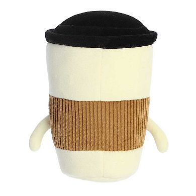 Aurora Small White Just Sayin' 9" You Mean A Latte Witty Stuffed Animal