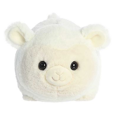Aurora Medium White Spudsters 10" Sharla Sheep Adorable Stuffed Animal