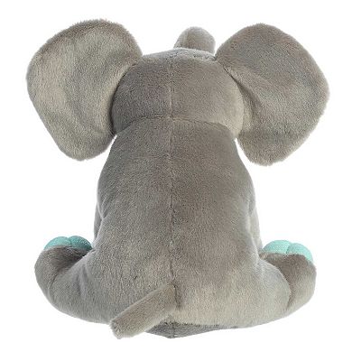 Aurora Medium Gray Destination Nation 12" Mint Elephant Adventurous Stuffed Animal
