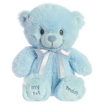 Ebba Medium My First Teddy 12" Blue Adorable Baby Stuffed Animal