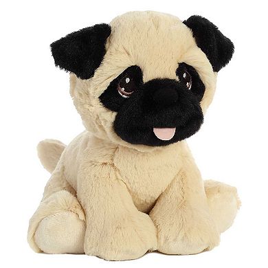 Aurora Small Brown Precious Moments 8.5" Bella Pug Inspirational Stuffed Animal
