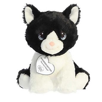 Aurora Small Black Precious Moments 8.5" Whiskers Kitten Inspirational Stuffed Animal