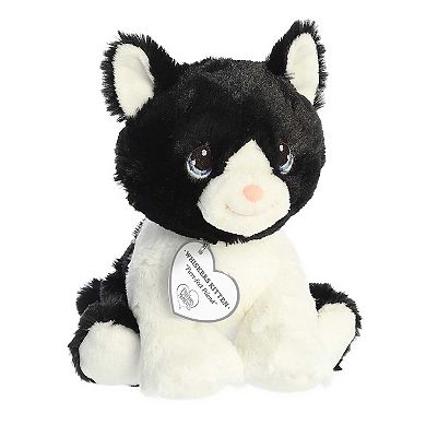 Aurora Small Black Precious Moments 8.5" Whiskers Kitten Inspirational Stuffed Animal
