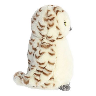 Aurora Small White Eco Nation 9" Snowy Owl Eco-friendly Stuffed Animal