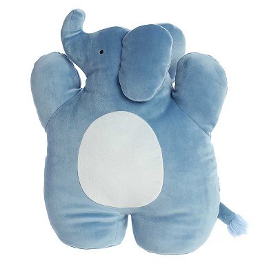 Aurora Large Blue Spongecakes 16" Jelly Elephant Squishy Stuffed Animal