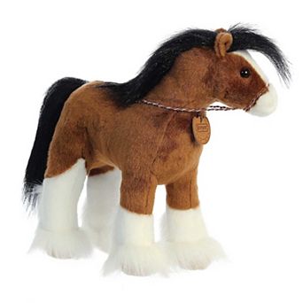 Aurora Large Brown Breyer 13" Clydesdale Exquisite Stuffed Animal