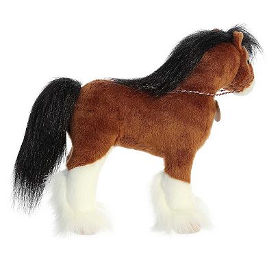 Aurora Large Brown Breyer 13" Clydesdale Exquisite Stuffed Animal