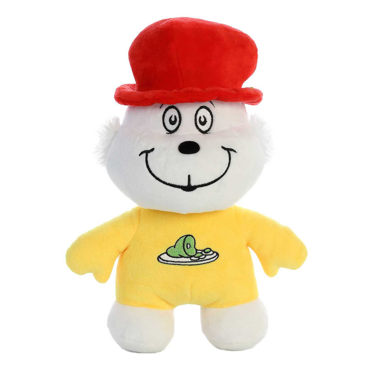 Детские мягкие игрушки Aurora Medium Yellow Dr. Seuss Dood Plushie 10" Sam I Am Whimsical Stuffed Animal