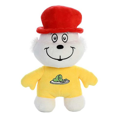 Детские мягкие игрушки Aurora Medium Yellow Dr. Seuss Dood Plushie 10" Sam I Am Whimsical Stuffed Animal
