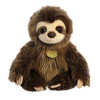Aurora Small Brown Miyoni Tots 8.5" Baby Sloth Adorable Stuffed Animal