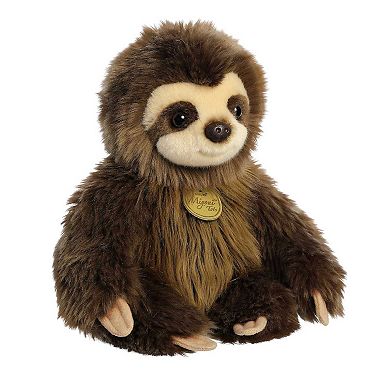 Aurora Small Brown Miyoni Tots 8.5" Baby Sloth Adorable Stuffed Animal