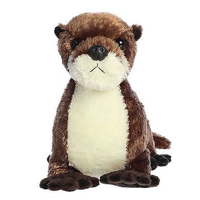 Aurora - Medium Brown Flopsie - 12" River Otter - Adorable Stuffed Animal