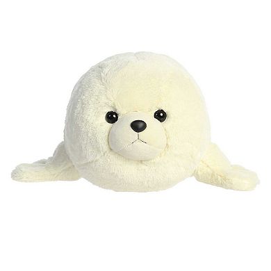 Aurora - Large White Super Flopsie - 30" Baby Harp Seal - Adorable Stuffed Animal