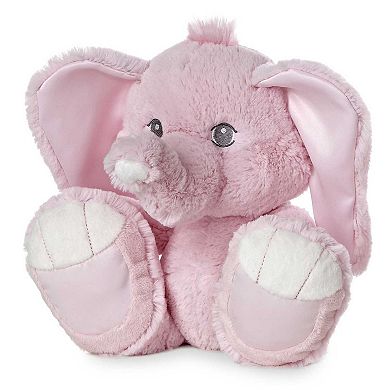 Ebba Medium Pink Baby Taddles 10" Elephant Pink Playful Baby Stuffed Animal