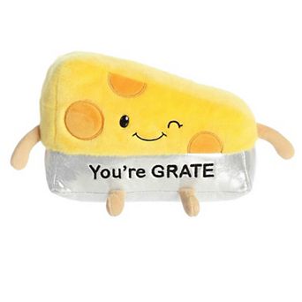 Aurora Medium Yellow Just Sayin' 10" You're Grate Witty Stuffed Animal