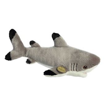 Aurora Large Gray Miyoni 12.5" Blacktip Shark Adorable Stuffed Animal