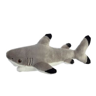 Aurora Large Gray Miyoni 12.5" Blacktip Shark Adorable Stuffed Animal