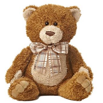 Aurora Medium Brown Bear 12" Brown Sugar Snuggly Stuffed Animal