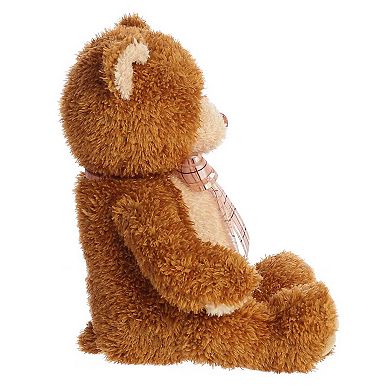 Aurora Medium Brown Bear 12" Brown Sugar Snuggly Stuffed Animal