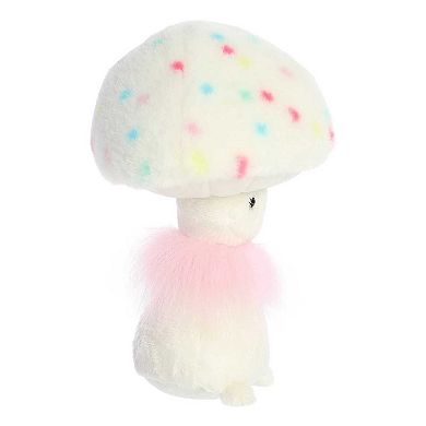 Aurora Small White Fungi Friends 9" Vanilla Cupcake Vibrant Stuffed Animal