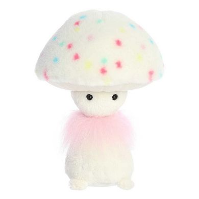 Aurora Small White Fungi Friends 9" Vanilla Cupcake Vibrant Stuffed Animal