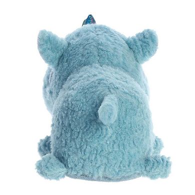 Aurora Medium Blue Schnozzles 11" Rickie Rhino Playful Stuffed Animal