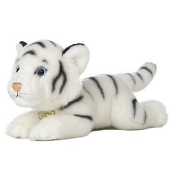 Aurora Medium White Miyoni 11" White Tiger Adorable Stuffed Animal
