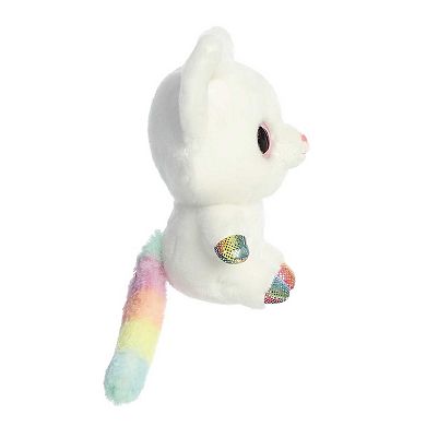 Aurora Mini White Yoohoo 5" Rainbow Pammee Vibrant Stuffed Animal