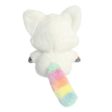 Aurora Mini White Yoohoo 5" Rainbow Pammee Vibrant Stuffed Animal
