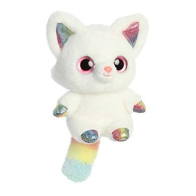 Aurora Mini White Yoohoo 5" Rainbow Pammee Vibrant Stuffed Animal
