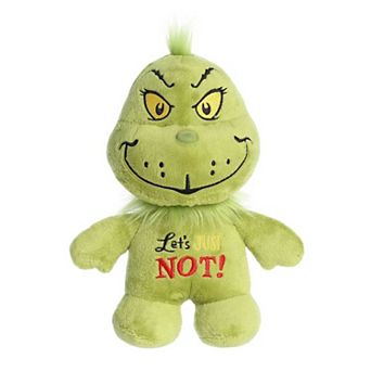 Aurora Small Green Dr. Seuss 8.5" Seuss Wisdom Grinch Whimsical Stuffed Animal