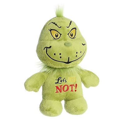 Aurora Small Green Dr. Seuss 8.5" Seuss Wisdom Grinch Whimsical Stuffed Animal