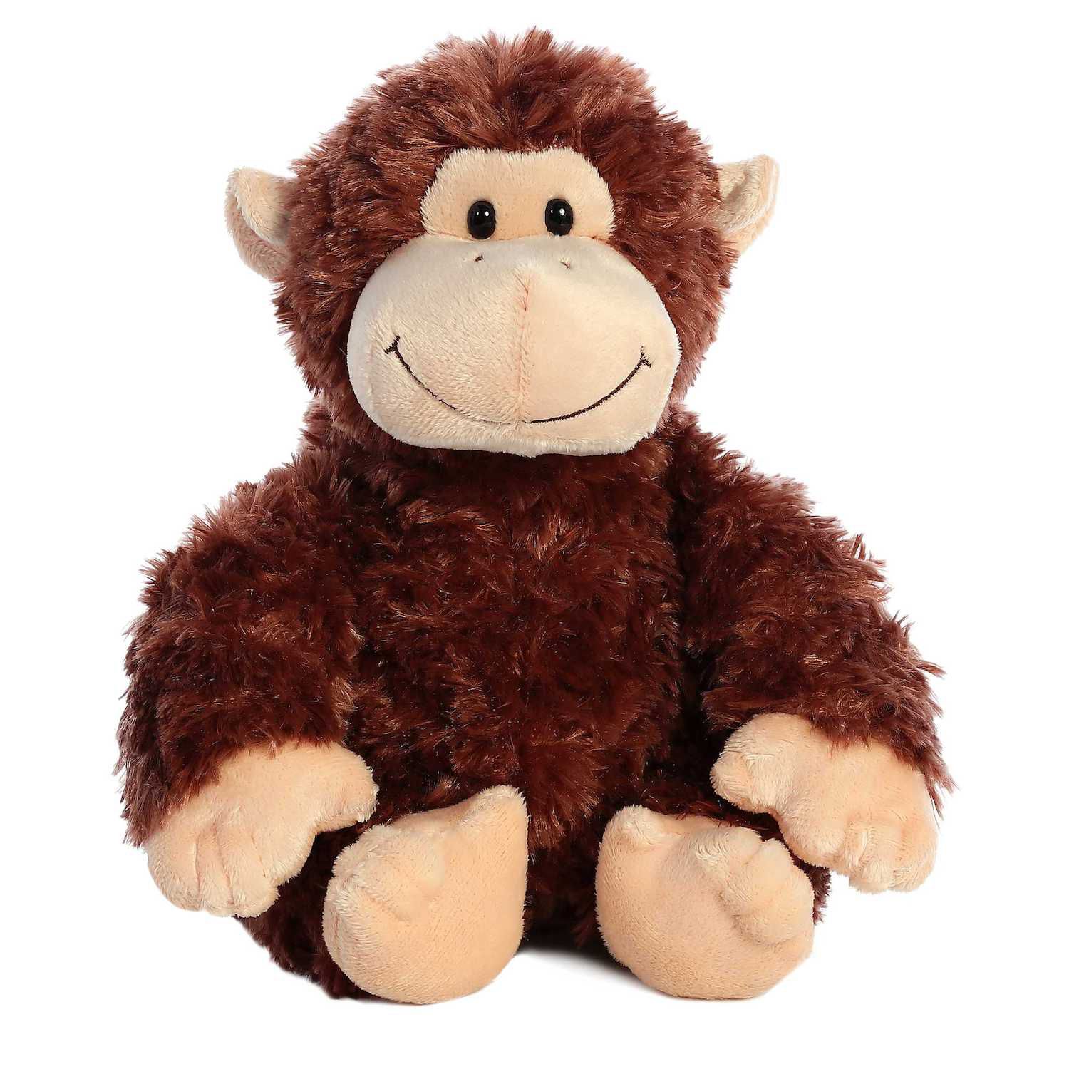 Детская мягкая игрушка Aurora Medium Brown Tubbie Wubbies 12" Chimp Snuggly Stuffed Animal — фото 1