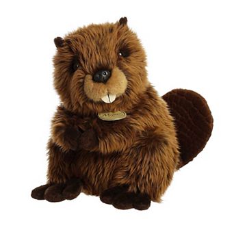 Aurora Small Brown Miyoni 9" Beaver Adorable Stuffed Animal