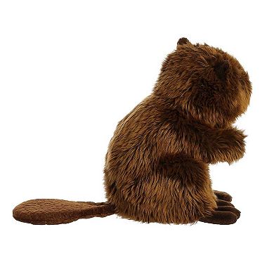 Aurora Small Brown Miyoni 9" Beaver Adorable Stuffed Animal