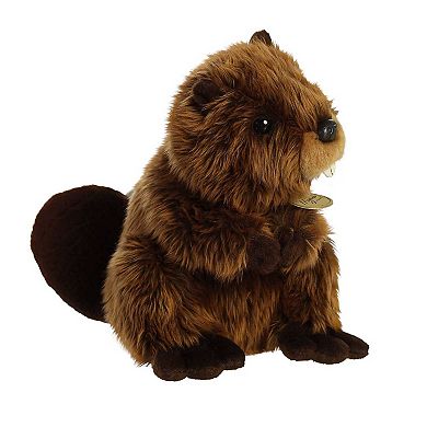 Aurora Small Brown Miyoni 9" Beaver Adorable Stuffed Animal