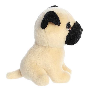 Aurora Small Brown Petites 7" Preston Pug Expressive Stuffed Animal