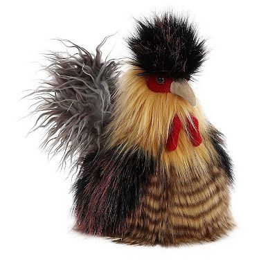 Aurora Medium Multi-color Luxe Boutique 11" Jacques Rooster-cockerel Exquisite Stuffed Animal