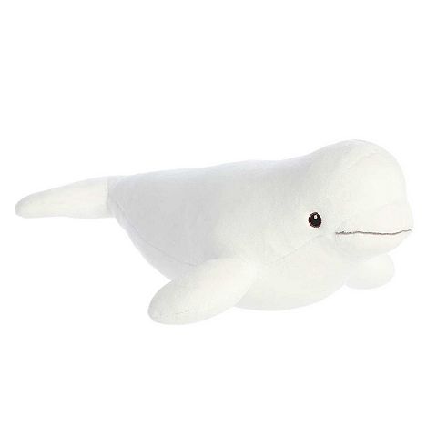 Детские мягкие игрушки Aurora Large White Destination Nation 15.5" Beluga Adventurous Stuffed Animal