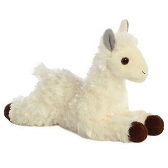 Aurora Small White Mini Flopsie 8" Llama Adorable Stuffed Animal