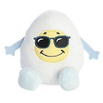 Aurora Mini White Eggspressions 3.5" Sunny Egg Punny Stuffed Animal
