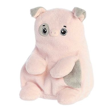 Aurora Small Pink Fluffles 9" Purdi Pig Whimsical Stuffed Animal