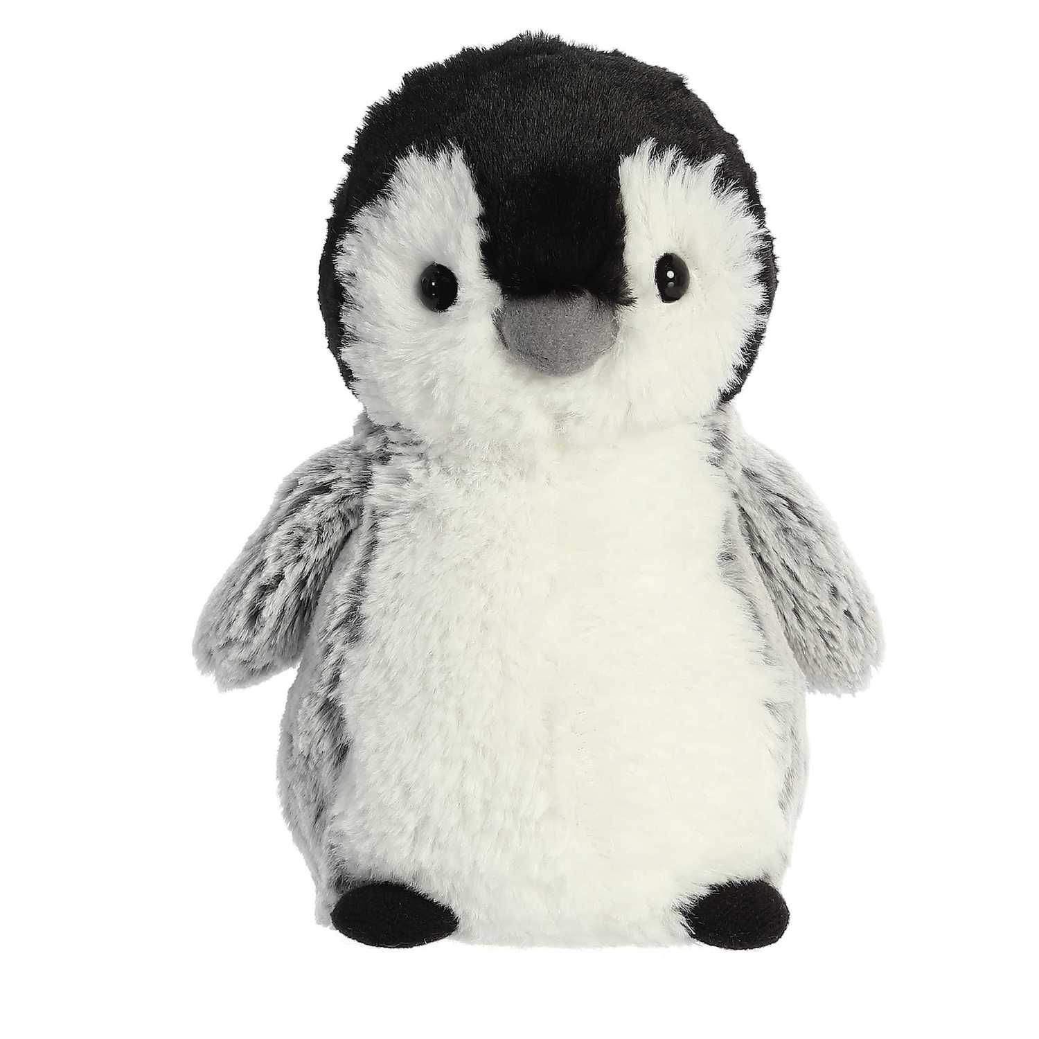 Детская мягкая игрушка Aurora Small Gray Mini Flopsie 8" Pippin Penguin Adorable Stuffed Animal — фото 1
