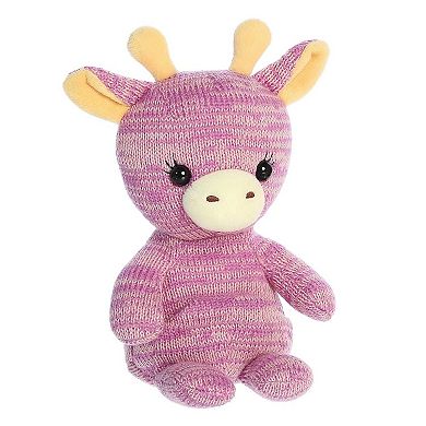 Aurora Medium Purple Cozyroos 10" Giraffe Snuggly Stuffed Animal
