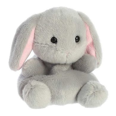 Aurora Mini Grey Palm Pals 5" Pebbles Bunny Adorable Stuffed Animal