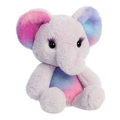 Aurora Small Multicolor Sweet Pop 9" Taro Elephant Colorful Stuffed Animal