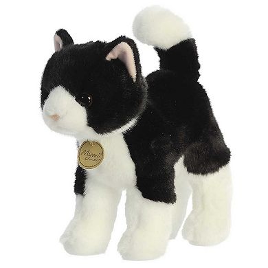 Aurora Medium Black Miyoni 10" Tuxedo Cat Adorable Stuffed Animal