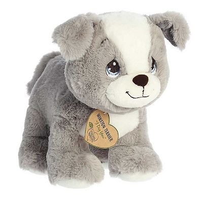 Aurora Small Gray Precious Moments 9 Winston Terrier Inspirational Stuffed Animal