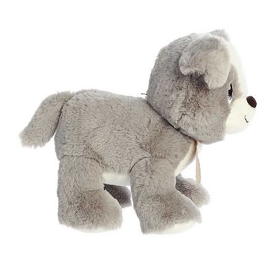 Aurora Small Gray Precious Moments 9" Winston Terrier Inspirational Stuffed Animal