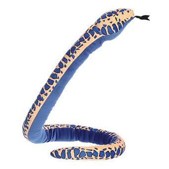 Aurora X-large Blue Snake 52" Kusheez Playful Stuffed Animal
